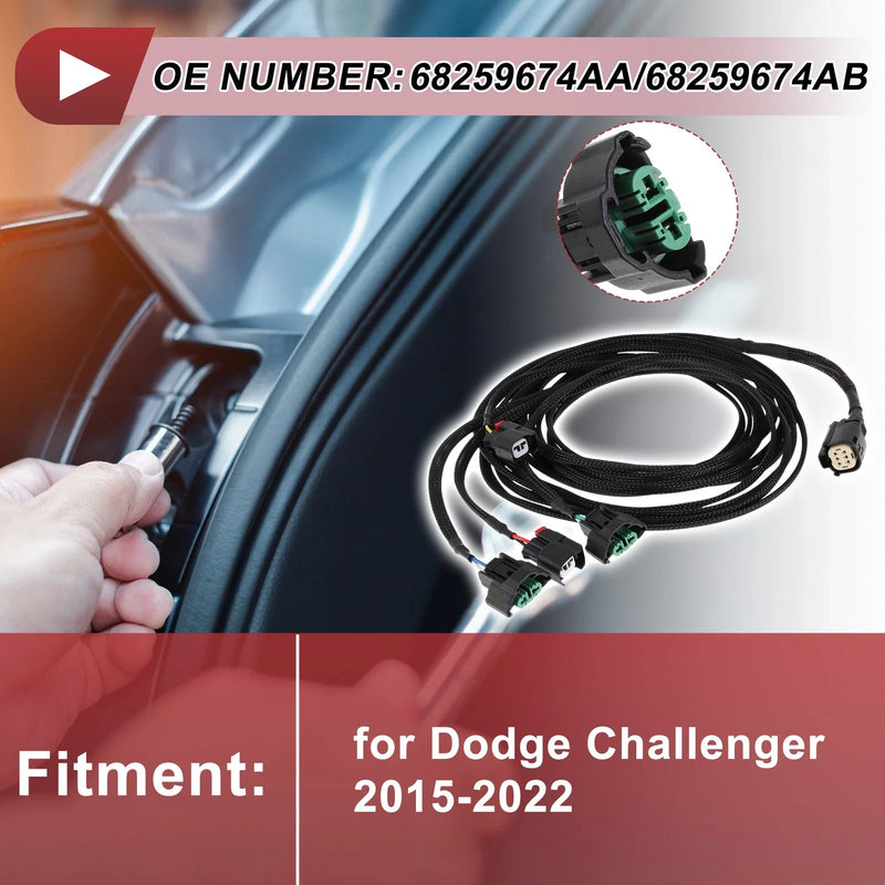Dodge Challenger Headlight Light Socket Wiring (2015-2023)