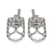 Harley Sportster XL1200 883 Chrome MX Style Foot Pegs (2004-2023)