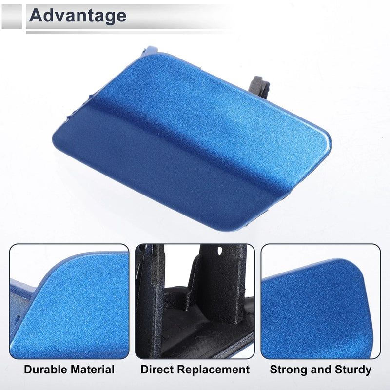 BMW 3 Series Blue Front Left Side Bumper Headlight Washer Nozzle Cover Cap