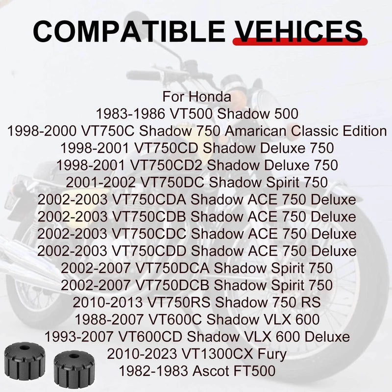 Honda VT500 / 600 / 750 / CX500 / 650 / XL175 / 250 / 350 Front Fuel Tank Rubber Mount