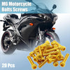 Motorcycle Car 20pcs / M6 x 30mm / Hexagon Socket Fastener Bolts Screws