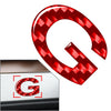 Car Badge Emblem Carbon Red Letter Decals Stickers