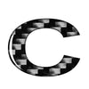 Window Door Wall - Alphabet Letters Car Badge Emblem Decals Stickers