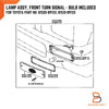 Toyota Hilux Ute MK3 Amber Indicator Signal Bumper Light (1988-1997)