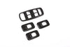 For Jaguar XE 2015-2018 Carbon Window Switch Buttons Cover Overlay Trim