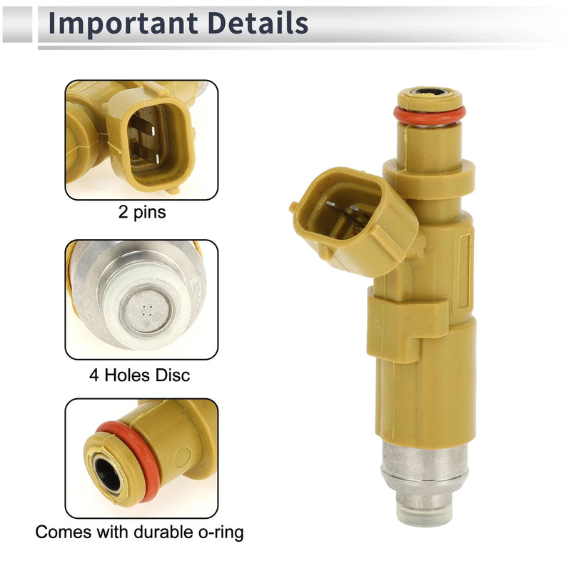 Toyota Corolla (1995-2004) 1 x Yellow Fuel Injector 1.6L
