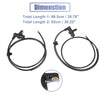 Toyota Echo 1 Pair Front Left Right ABS Wheel Speed Sensor (2000–2005)