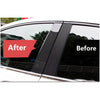 Honda Civic Carbon Fiber ABS Door Window B Pillar Post Covers (2006-2011)