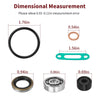 Kawasaki KX80 KX60 Water Pump Rebuild Kit Gasket Bearing Seal (1985–2003)