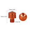 Motorbike Motorcycle 2 x 10mm Mirror Hole Plugs Orange Universal
