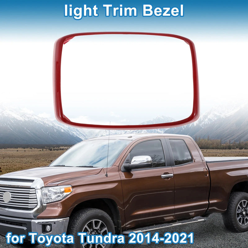 Toyota Tundra (2014-2021) Red Rear Headlight Trim Bezel
