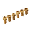 Bike Motorcycle 6pcs M6x20mm Titanium Torx Head Flange Bolts
