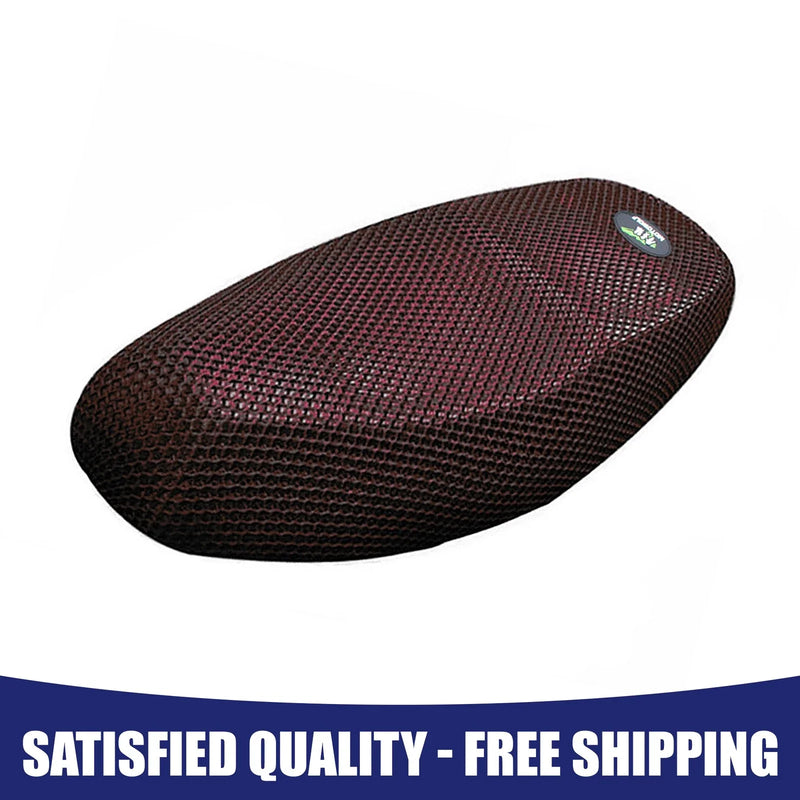 3D Motorcycle Moped Breathable Mesh Net Cushion Seat Cover