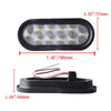 Trailer Truck 2 x 7" Oval LED Stop Turn Tail Lights ( Specified)