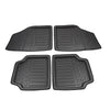 Car Truck 4 Pcs Universal Front Rear Heel Pad Carpet Floor Mats