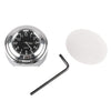 Bike Chrome Black Dial Handlebar Glow-Watch Clock (Fits Most Bikes)