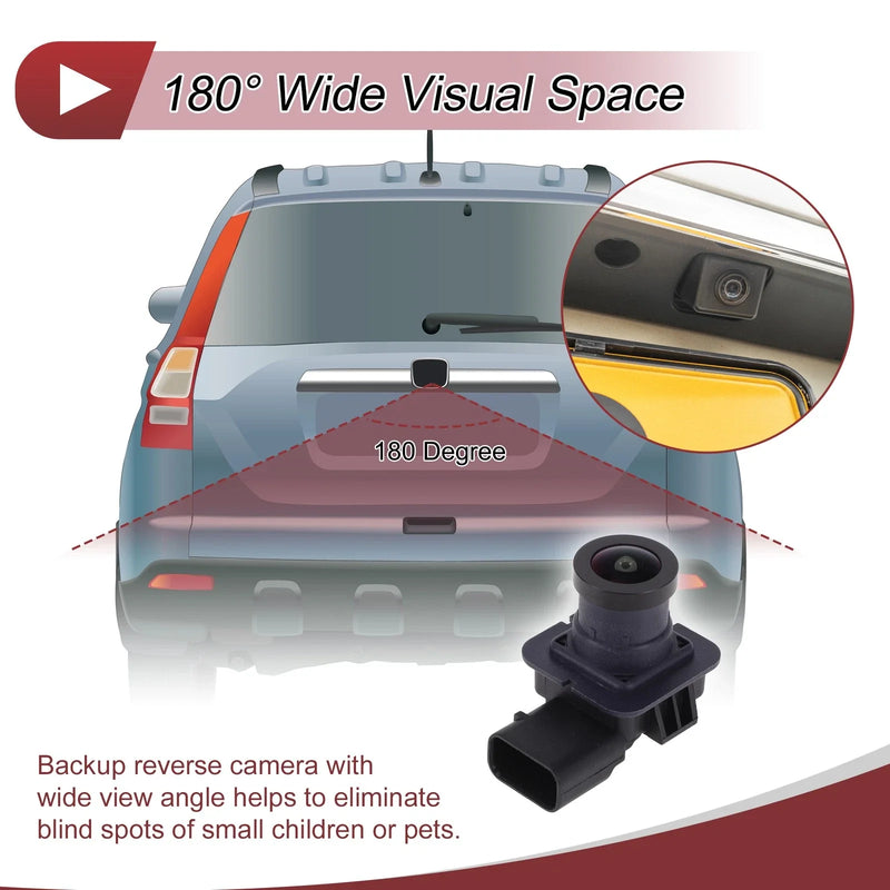 Ford Fusion (2013-2014) - 120-180 Degree Backup Lens Rear View Camera