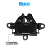 Toyota Tacoma Metal Black Hood Latch Lock (2005-2011)