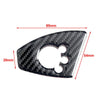 Audi TT TTRS Red Carbon Fiber Interior Door Lock Button Cover Trim (2008-2014)
