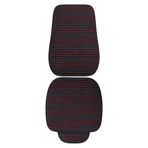 Universal Fit - Protective Black Seat Mat Cover Front Car Seat Covers