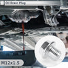 Car, Motorcycle Oil Drain Plug M12x1.5, 0.73" Height with Gasket
