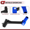Bosuer Cheetah Folding Gear Shifter Lever Black & Blue