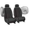 Mitsubishi Triton MN Grey Canvas Bucket Seat Covers (2012)