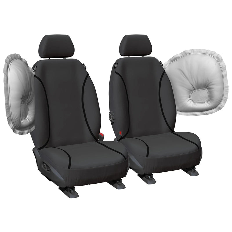 Mitsubishi Triton MN Grey Canvas Bucket Seat Covers (2012)