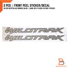 Ford Ranger PX Wildtrak Front Door Graphics Stickers (2012-2014)