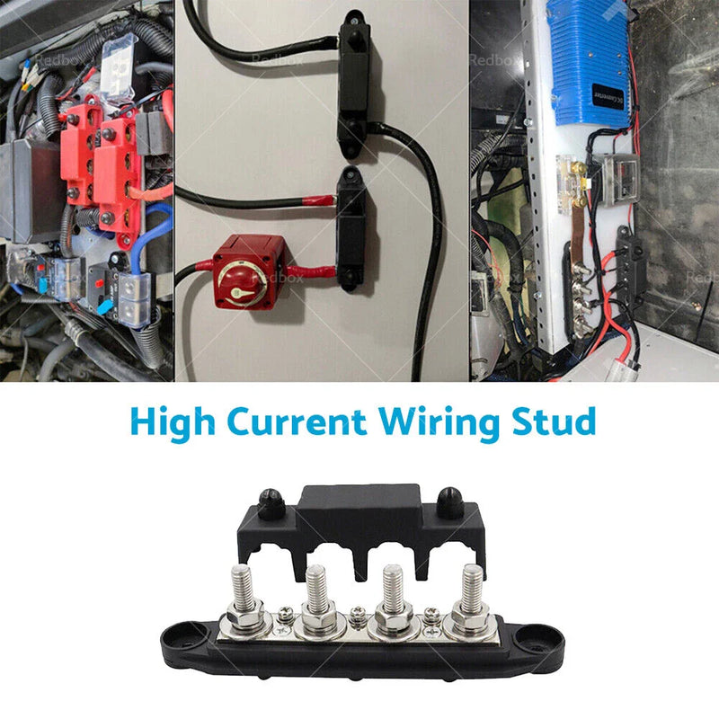 M8 Power Distribution Box Terminal Block 250A DC 48V Bus Bar