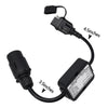Trailer Light Converter 7Pin Connector to 4Way Flat
