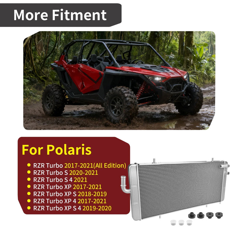 Polaris RZR XP 4 / RZR Turbo S 4 Aluminum Radiator (2017–2021)
