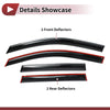 Honda Fit Hatchback Window Deflectors 1 Set (2007-2008)