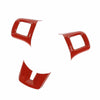 Dodge Challenger Red ABS Steering Wheel Cover Trim (2009-2014)