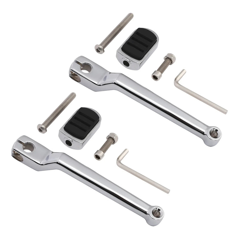Harley Touring Chrome Left Heel Shift Lever Shifter Pegs (1988 - 2024)