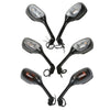 Suzuki GSXR600 GSXR750 Clear/Smoke Turn Signal Rearview Mirrors (2006-2025)
