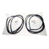 Nissan Datsun Sunny 120Y B210 Sedan 1973-1978 Rear Door Weatherstrip x2