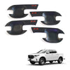 Mazda BT-50 Matte Black Door Handle Cover Insert Bowl Trim (2021-2023)