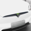 Tesla Model X 2017-2020 Carbon Fiber Front Bumper Central Grille Cover Trim