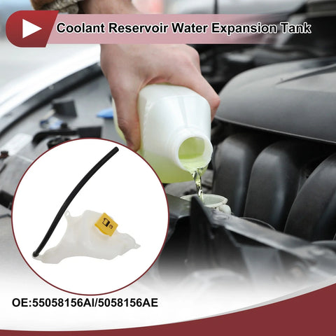 Jeep Compass Patriot Coolant Expansion Overflow Tank with Cap