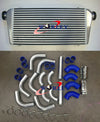 600x300x76mm Front Mount Intercooler + 3" Aluminum Piping + Silicone Hoses