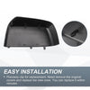 Chevrolet Colorado GMC Rearview Mirror Cover Cap Set Black Carbon Fiber