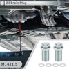 Car / Motorcycle 1 Set M12x1.5 1.3in Oil Drain Plug with Gasket