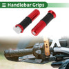 Motorcycle Hand Grips 7/8 22mm Red