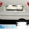Jeep Grand Cherokee 2 x White LED License Plate Lights (2017-2021)