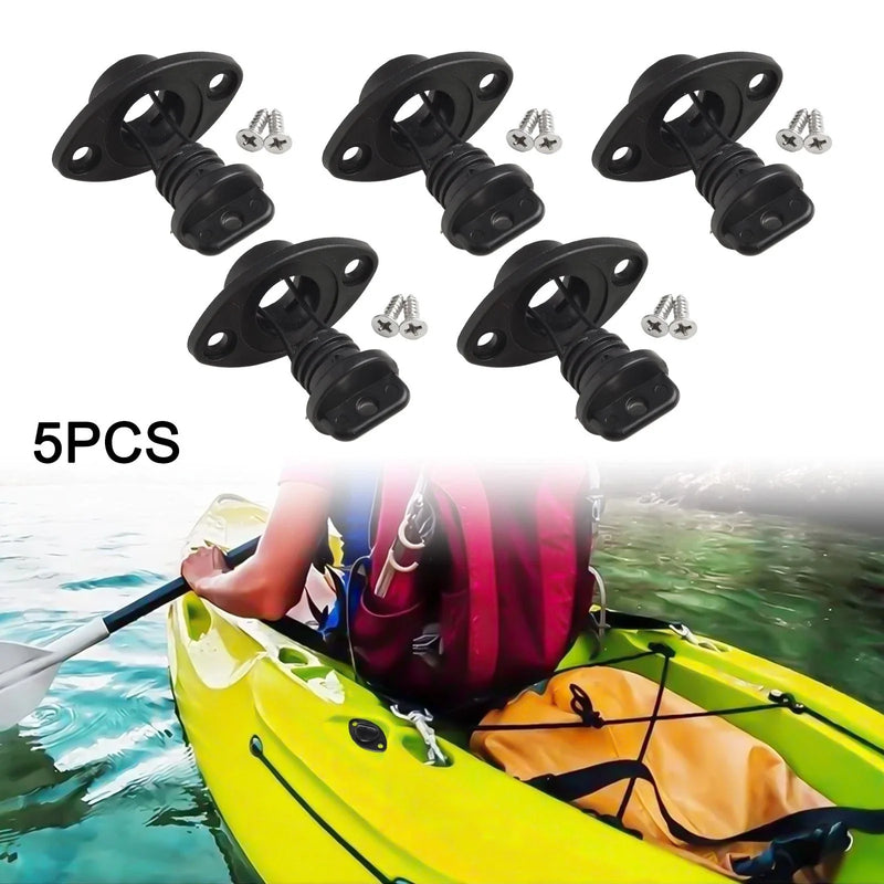 Reliable Sealing Sleek Marine Drain: 2 x Bungs, 4 Screws