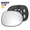 Honda Civic Right Side Heated White Mirror Glass (2005-2012)