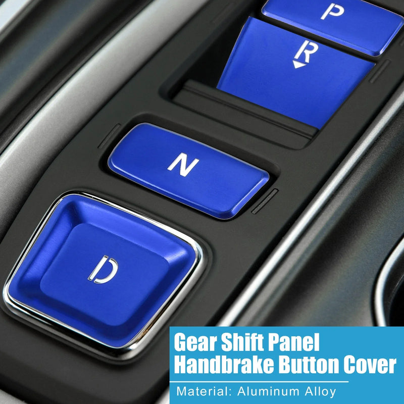 Honda Accord (2018-2022) Blue 9 x Gear Shift Panel Switch Button Covers