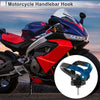 Butterfly Open-Closed Double Hook Motorcycle Hanging Hook 1 Pc Black Blue