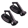 Universal 7/8" Black Bike Bar End Side Mirrors (Fits Most Models)